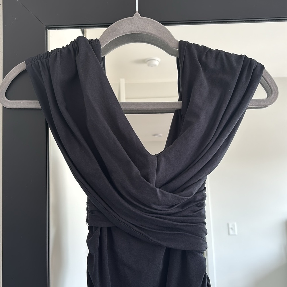 Abercrombie & Fitch Off-The-Shoulder Knit Midi Dress - Picture 7 of 7